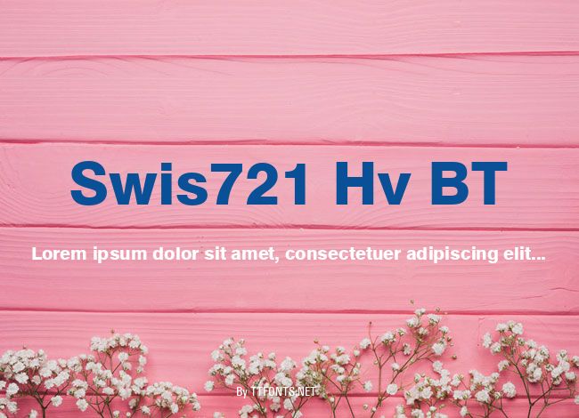 Swis721 Hv BT example